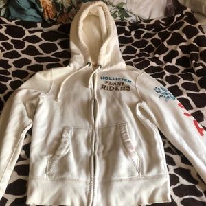 white hoodie
